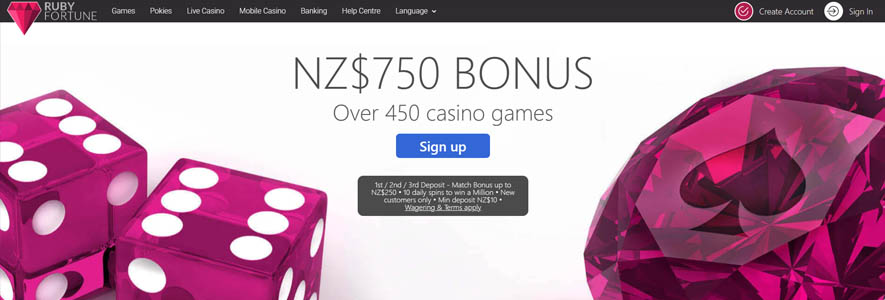 RubyFortune online casino NZ